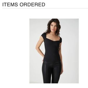 NEW WITH TAG!  BCBG CAP SLEEVE SHIRT